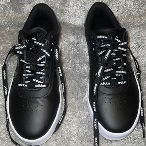 Adidas with patent leather 3 stripes!